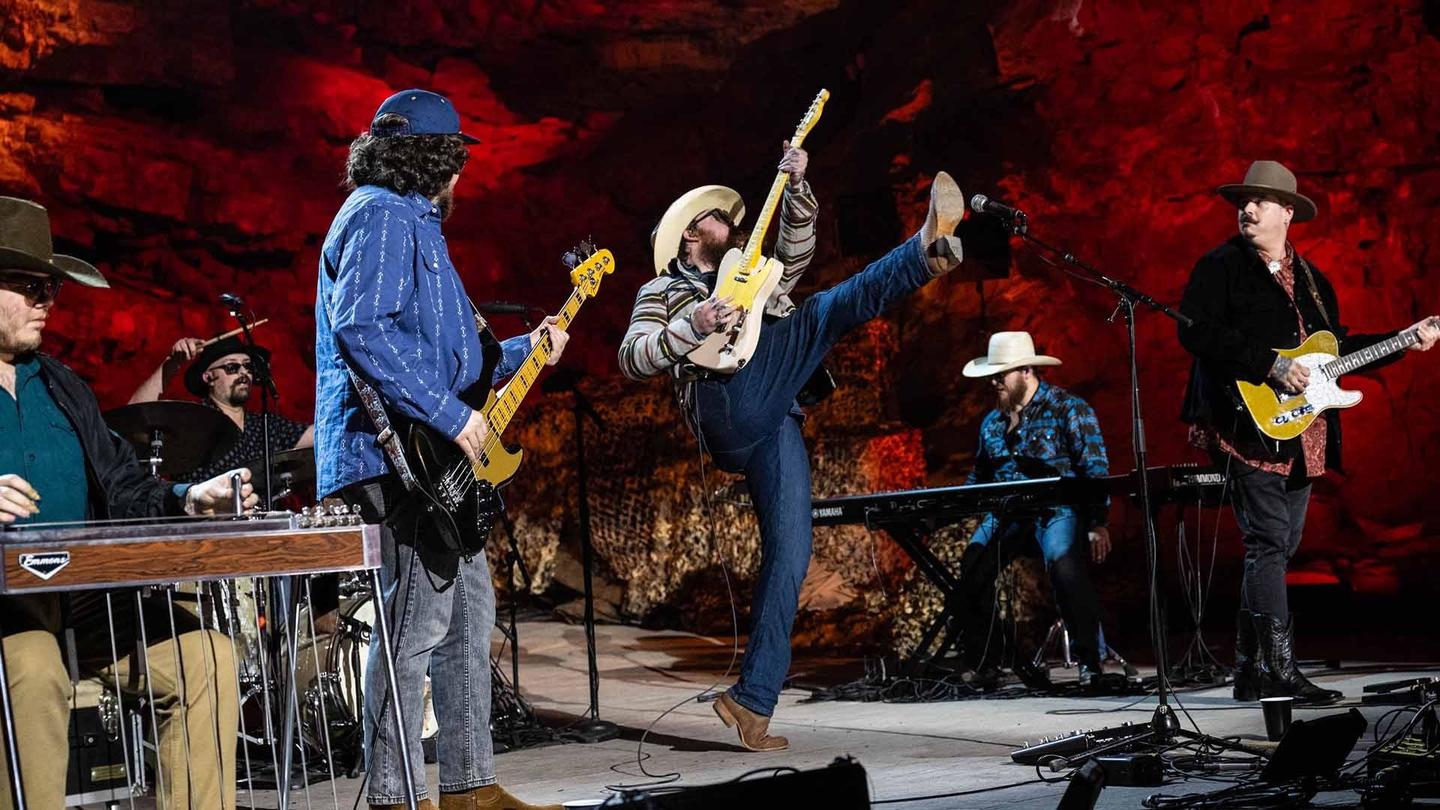 49 Winchester performing live on stage